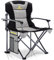Symino Chaise Pliante Camping Max de 150kg avec Accoudoirs - Fauteuil Pliable pour Jardin/Pêche/Extérieur Grau