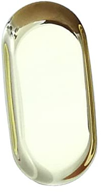 Holibanna Plateau à Bijoux Doré Pour Rangement Décoratif Plateau à Cosmétiques Empilable Pour Salle De Bain Ou Chambre