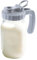 Glass Breast Milk Pitcher 32 Oz Mason Jar Pitchers With Pour Lid 1 Quart Wide Mouth Breastmilk Storage Jug Container For Fridge Coffee Creamer Iced Sun Tea Juices Lemonade Airtight