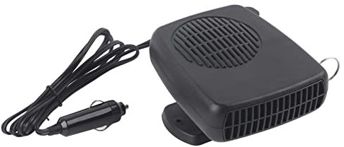 Alomejor Voiture Portable de Chauffage en Céramique Ventilateurs de Refroidissement de Déffrôter Démies pour l'été Hivernal, Alliage en Aluminium 12v 200W Universel