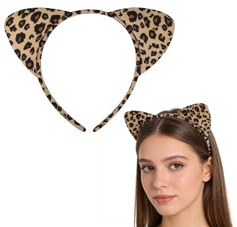 Xanthelle Leoparden Ohren, Katzenohren Haarreif Für Leoparden Kostüm Damen Cat Ears