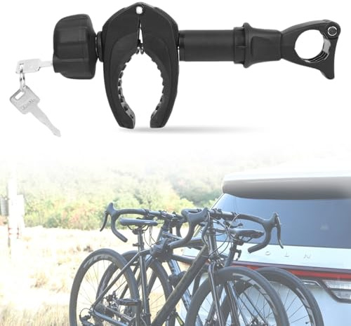 Frame Holder Short 25 cm Length, Bicycle Holder, Bike Holder, Bicycle Holder, Mounting Clamp, Motorhome Wheel, Lockable, for U-Bracket Tube