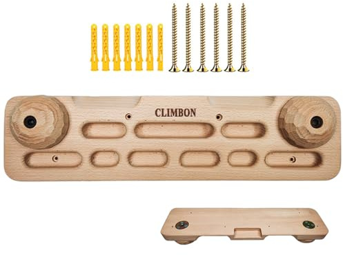 Griffbrett aus Holz – 60 cm Kletter-Hangboard, Türrahmen, montierter Griff