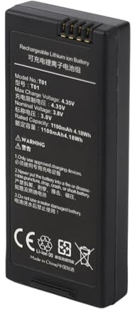 RASTKY RC Drone Battery High Capacity 1100mAh 3.8V Premium Flight Battery for Tello Enhance Flying Experience Perfect for Beginners