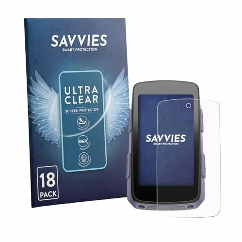 Savvies 18 Stück Schutzfolie für Hammerhead Limited Edition Force Karoo Displayschutz-Folie Ultra-Transparent