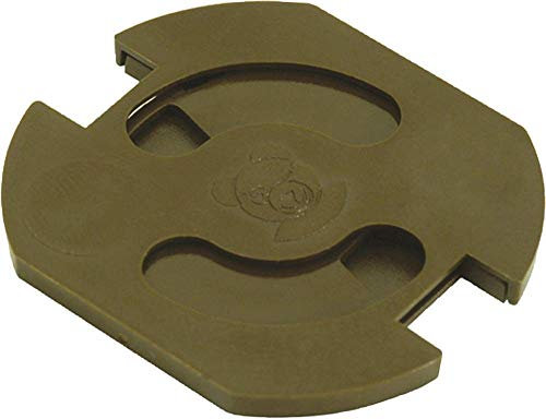 interBär 6320-003.01 Steckdosen-Einsatz Braun 5 St.