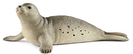 schleich WILD LIFE | Seehund 14801 | detailgetreue Tierfiguren | Zoo Spielzeug | tolles Geschenk für Jungen und Mädchen | Deko für Geburtstag | Spielfigur ab 3 Jahren | 11 x 7 x 4 cm