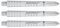 WINMAU Prism Force Solides Weiss Medium Polycarbonate Dart Stems - 1 Sätze pro Packung (3 Schäfte insgesamt)