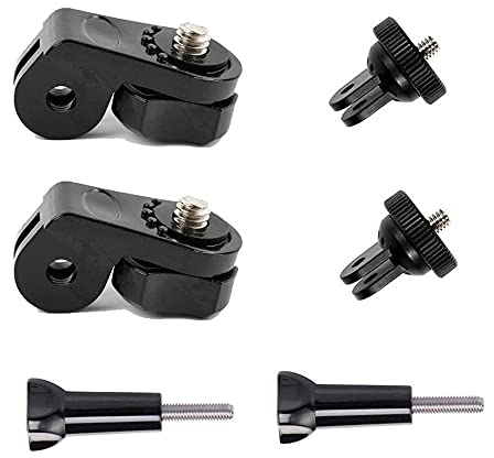 Camera Mount Adapter 1/4-20 Accessories Set Compatible with GoPro hero 13 12 11 10 9, AKASO EK7000 Brave 4 Brave 7, Insta360 X5, Apexcam Action Camera, Tripod Mount Adapter Universal Adapter