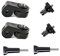 Camera Mount Adapter 1/4-20 Accessories Set Compatible with GoPro hero 13 12 11 10 9, AKASO EK7000 Brave 4 Brave 7, Insta360 X5, Apexcam Action Camera, Tripod Mount Adapter Universal Adapter