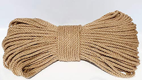 0,54 €/lfm Garten-Schnur JUTESEIL 12 mm 50 m Hanfseil Naturhanf Jute Seile Schnur