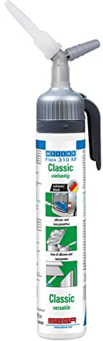 WEICON Flex 310 M Classic MS-Polymer schwarz | 200 ml im Presspack Kleb-und Dichtstoff