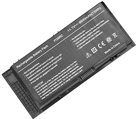 Shentec FV993 Akku für Dell Precision M4800 M4700 M4600 M6600 M6700 M6800 Series R7PND 0TN1K5 X57F1 312-1176 312-1177 312-1178 3DJH7 97KRM 9GP08 KJ321 PG6RC [11.1V/6600mAh]