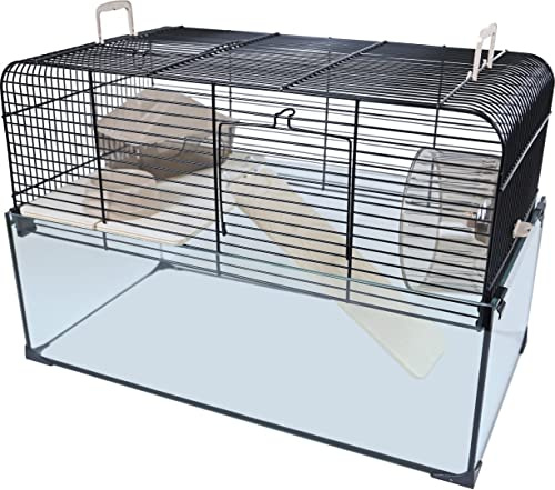 Interzoo Hamsterkäfig Vision 51 schwarz