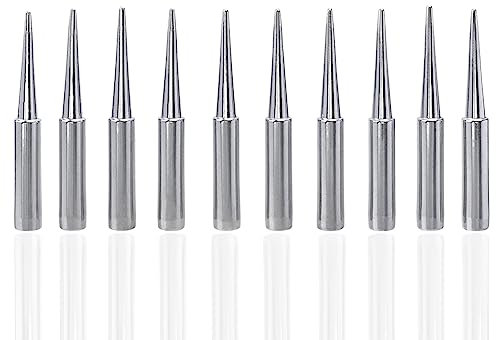 Eyech 10Pcs 900M-T-LB Soldering Iron Tips Replacement for HAKKO 936,937,907 Atten,Quick,Aoyue,Yihua,Vastar,Sywon,Tabiger,SOAIY and X-Tronic soldering station