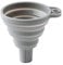 TREGOO Trichter Creative Silicone Folding Funnel Retractable Household Liquid Sub-Mini Funnel White Grey Funnel Kitchen Gadget (Color : 1pc Gray)