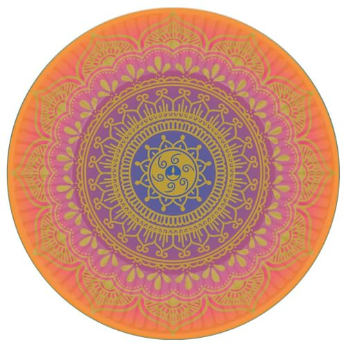 Amscan 9914458-66 Diwali Paper Party Plates