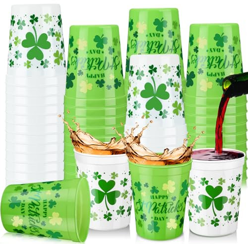 Norme Golf Football Party Plastic Cups Bulk Golf Football Themed Reusable Cups 16 oz Golf Ball Cart Design for Supply Favors Housewarming Decorations Events Family Dinner