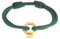 Made by Nami Surfer-Armband Herren & Damen • Segeltau Armband • Handgemacht & Geflochten • Maritimes Armband • Minimalistisches Armband • 100% Wasserfest & verstellbar • Partner Armband (Grün Gold)