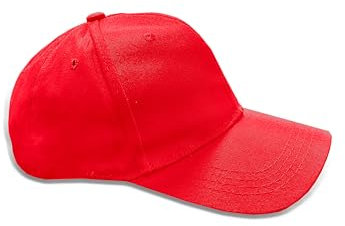 TMK Cappello da Baseball Basket Vintage Invecchiato Unisex cod.2026 (Rosso, 1)