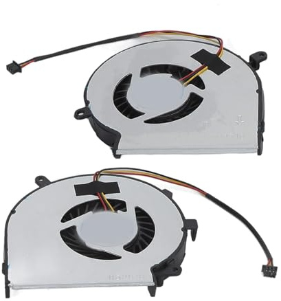 Dpofirs Ventilador de Refrigeración CPU+GPU for msi PE60 PE70 GL62 GL72 GP62 GP72 MS 16J1 MS 16J5 MS 1791 MS 1795 Series, Ventilador de CPU de 3 Pines, Reemplazo de Ventilador
