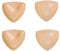 SSKHE 2PCS Double Sided Sticky Push-Up Bra,Bra Pads Inserts,Adhesive Push Up Bra Inserts Pads,Silicone Bra Pads,Self Adhesive Boob Pads Bra for Women Girls Bra Any Cup Cover (colour, C/D)