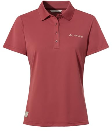 VAUDE Women's Essential Polo Shirt, Damen Poloshirt, Brick, 34