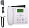 Quadband GSM Classic Desk TelePhone, Wireless Fixed Phone Desktop Telephone, Handsfree,radio Function,Support GSM Frequency: 850/900/1800/1900Mhz,Fixed Telephone For Home Office Hotel, White