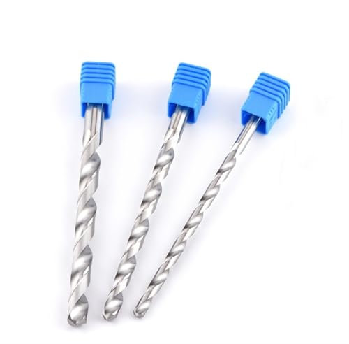 Juego de brocas de carburo sólido de 4 mm a 20 mm x 120 mm, vástago redondo brillante, broca helicoidal de ranura en espiral for metal, 1 pieza(4mm)