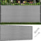 Tenda da Sole per Esterno 200 x 300 cm Rettangolare 98% Anti-Uv Panno Ombreggiante per Esterni con Occhielli Fascette per Auto Cane Serra Giardino Pergola, Grigio Chiaro
