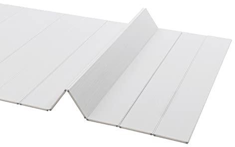 Foldable Bathtub Cover, Dustproof Waterproof Folding Dust Board Insulation Bathtub Tray Storage Insulation Board, PVC Bath Boards 170 * 75 * 0.65 cm