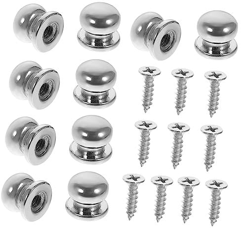 CRILSTYLEO 10 Stück Schubladenknöpfe Mit Schrauben Rund Mini Kommodengriffe Möbelknöpfe Für Schmuckschatullen Und Schränke Vintage Design