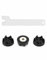 3 Pack Blender Coupler for KitchenAid 9704230, Replacement Blender Rubber Coupler Gear Clutch with Spanner, Compatible with KitchenAid KSB52, KSB5, 5KSB52 and 5KSB5