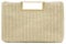Milisente Women's Straw Clutch Bag Wedding Envelope Evening Bags For Formal Party With Handle(Beige1)