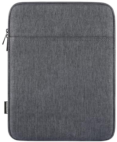 Dadanism 13 Inch Tablet Sleeve Bag Carrying Case for iPad Pro 13 M4 2024, iPad Air 13, iPad Pro 12.9, Samsung Galaxy Tab S10+ Plus/S9 FE+/S9+ Plus 12.4, reMarkable Paper Pro 11.8, Space Gray