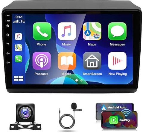 9inch Android 13 Car Stereo For Fiat Ducato for Peugeot Boxer for Citroen Jumper 2006-2023 Double Din Car Radio with Wireless Carplay Android Auto Touchscreen GPS WiFi FM RDS Bluetooth 2+32G