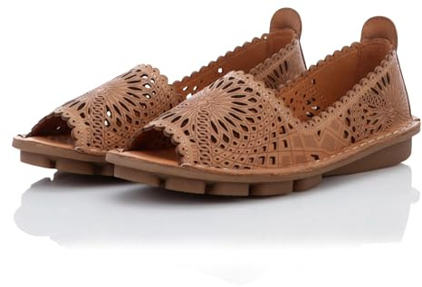 Gemini Damen Slipper braun