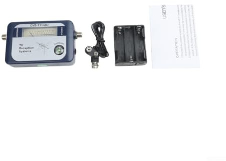 Digital TV Antenna Signal Strength Meter with Beeper and Backlight for DVB-T DVB-T2 Installation UK