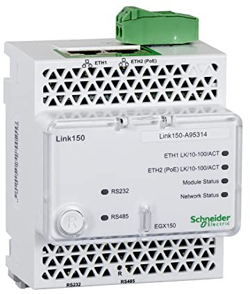 Schneider EGX150 LINK150 ETHERNET-Interface MODBUSRTU/TCP, weiß