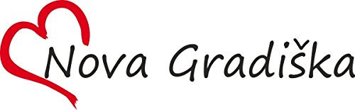 Werbetechnik Sotirios Papoutsis Auto Aufkleber NOVA GRADISKA Stadt Kroatien ca.5x16cm konturgeschnitten