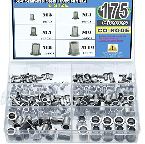 Tuerca remachada de acero Inoxidable 304 Tuerca remachable roscada (m3| m4| m5| m6| m8| M10)