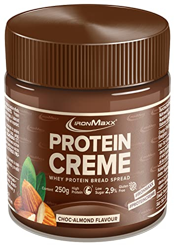 IronMaxx Protein Creme - Choc Almond 250g | cremiger high protein Brotaufstrich | low carb, low sugar für eine gesunde Ernährung geeignet