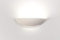 MAZZOLA LUCE Applique lampada da parete moderna di gesso bianca verniciabile per interni Made in Italy