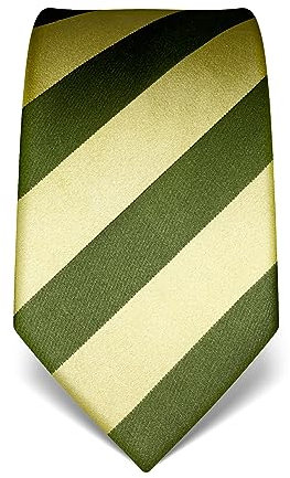 Vincenzo Boretti Herren Krawatte reine Seide gestreift edel Männer-Design zum Hemd mit Anzug für Business Hochzeit 8 cm schmal/breit grün