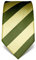 Vincenzo Boretti Cravate homme, pure soie, haute densité de tissage, anti-tâches, anti-salissures, hydrofuge, longue, accessoire élégant pour la chemise et costume - à rayures vert