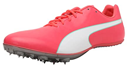 PUMA Evospeed Sprint 10 (Unisex), Zapatillas de Atletismo Adulto, Multicolor Ignite Pink Silver, 41 EU