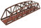 War World Scenics Einspurige Spur N Bogenbrücke 200mm (Farbe wählen) - Modellbahn Modellbau Modelleisenbahn Modell Diorama Layout Brücke Eisenbahn Bahnanlage