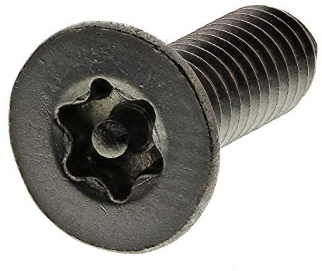 RS PRO Sicherheitsschraube Sicherheits Innensechskant Senkkopf, Edelstahl A2 304, M4 x 12mm, Packung a 100 Stück