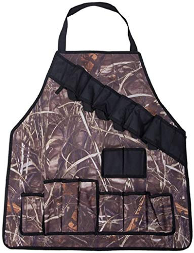 ShopINess Grillschürze im Camouflage-Stil (Rohrgrün)