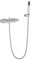 Miscelatore Vasca Da Bagno A Cascata bianca Con Doccetta Ideal Standard Rubinetto Vasca Da Bagno A Muro Con Ottone (B)